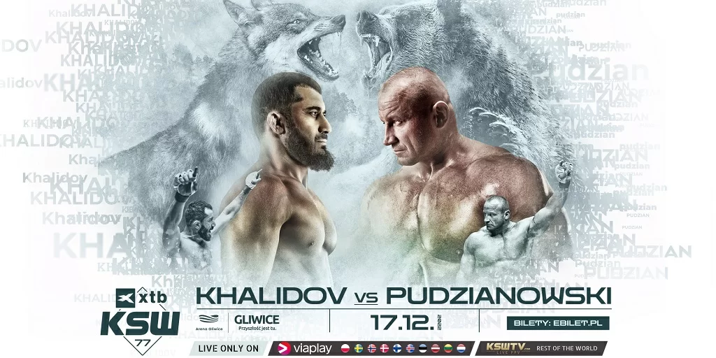 KHALIDOV vs. PUDZIANOWSKI official for XTB KSW 77