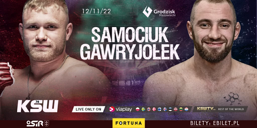 Niepokonany Kamil Gawryjołek nowym rywalem Marka Samociuka na KSW 76