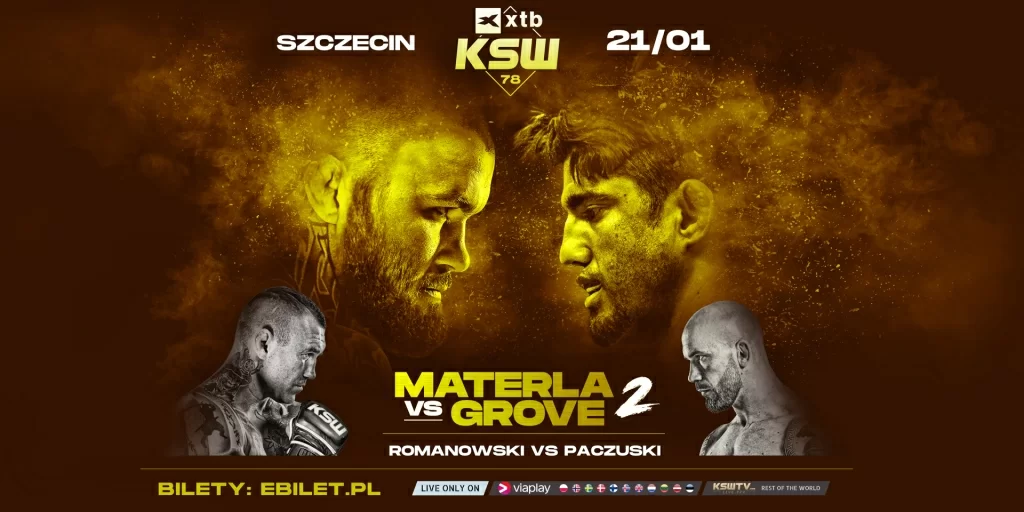 Materla poznał rywala. Mańkowski i Sudolski dołączają do karty walk XTB KSW 78