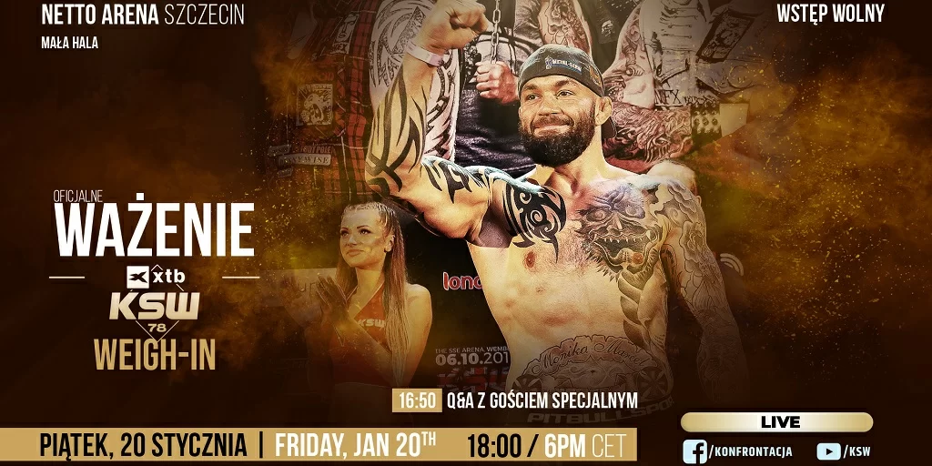 XTB KSW 78 Weigh-In Results