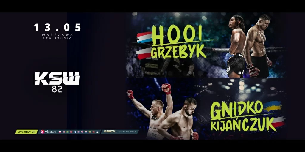 Świetnie zapowiadające się starcia w wadze półśredniej i półciężkiej głównymi walkami gali KSW 82