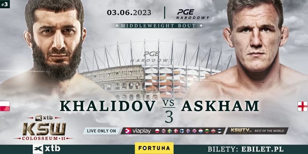 Mamed Khalidov vs. Scott Askham III to headline XTB KSW Colosseum 2