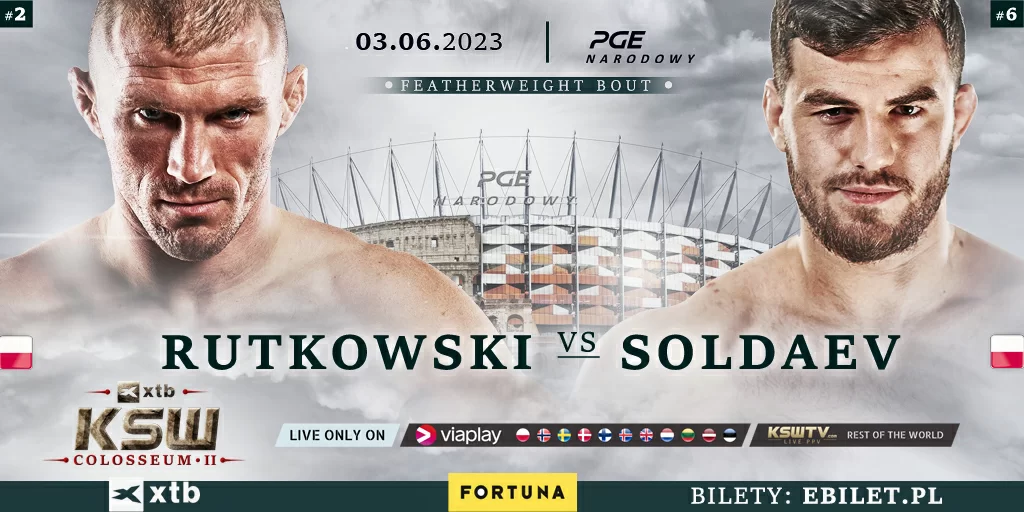 Elektryzująca walka w wadze piórkowej! Daniel Rutkowski zmierzy się z Adamem Soldaevem na XTB KSW Colosseum 2