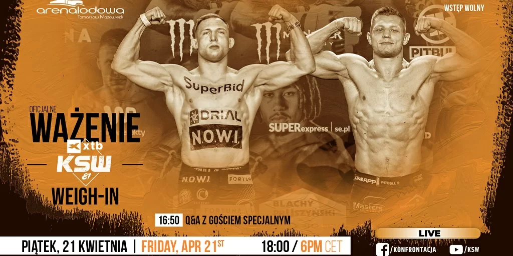 XTB KSW 81 Weigh-In Results