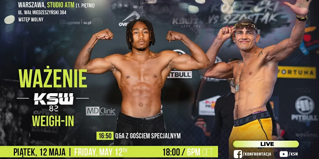 KSW 82 Weigh-In Results
