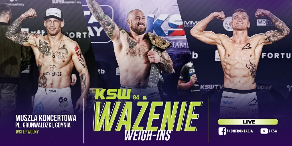 KSW 84 Weigh-In Results