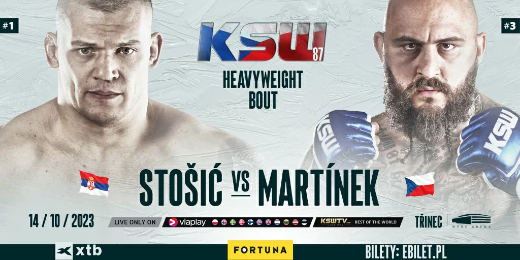 Starcie na szczycie królewskiej kategorii wagowej walką wieczoru KSW 87 w Czechach