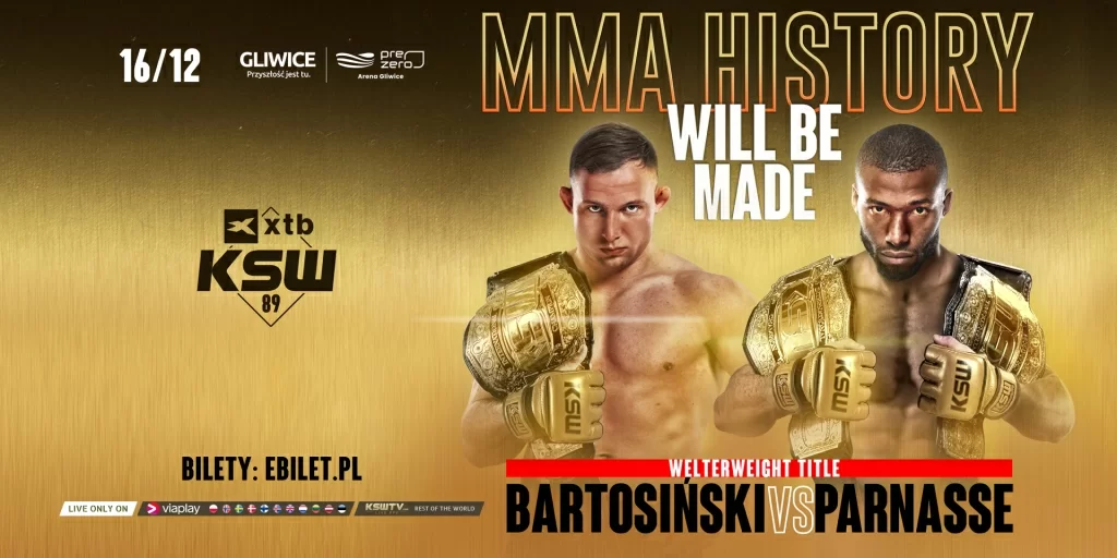 Tworzymy historię! Największe sportowe starcie tego roku walką wieczoru gali XTB KSW 89