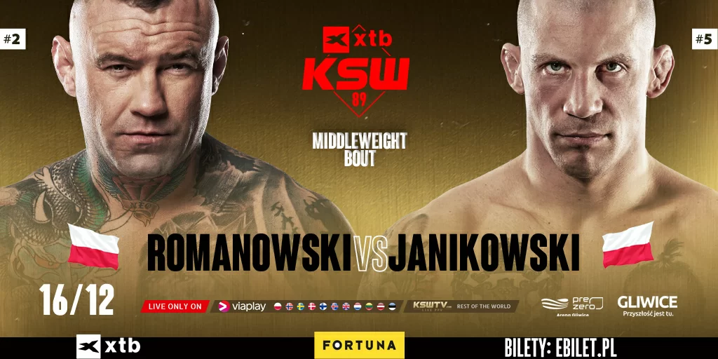 Droga do XTB KSW 89 – Tomasz Romanowski i Damian Janikowski