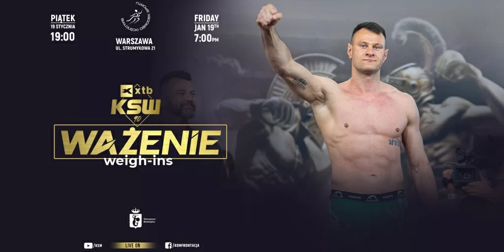 Oficjalna ceremonia ważenia i Strefa Fana przed XTB KSW 90 w Warszawie