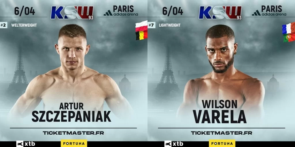 Varela i Szczepaniak na KSW 93 w Paryżu!