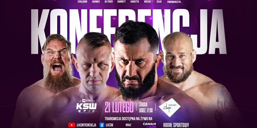 Konferencja przed galą XTB KSW Epic