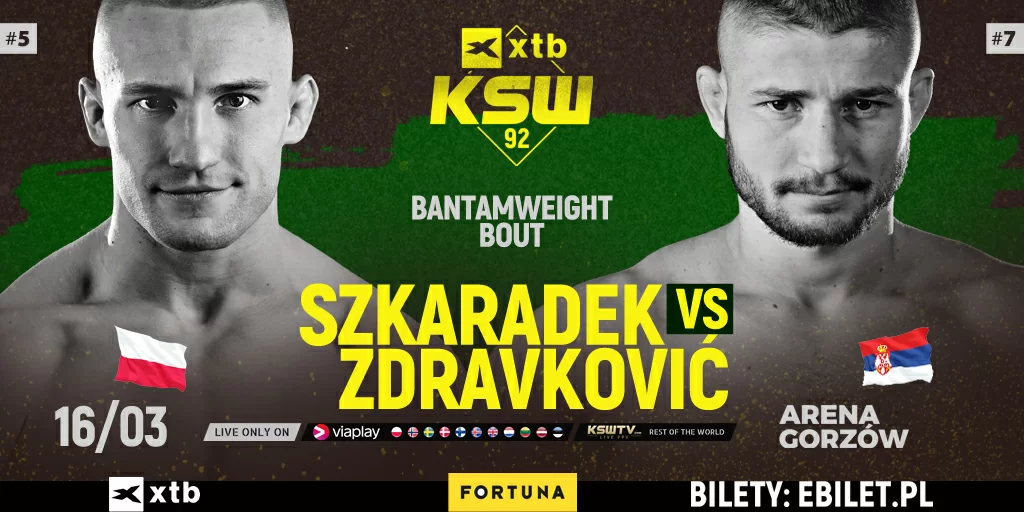 Niepokonani zawodnicy wagi koguciej zmierzą się podczas XTB KSW 92