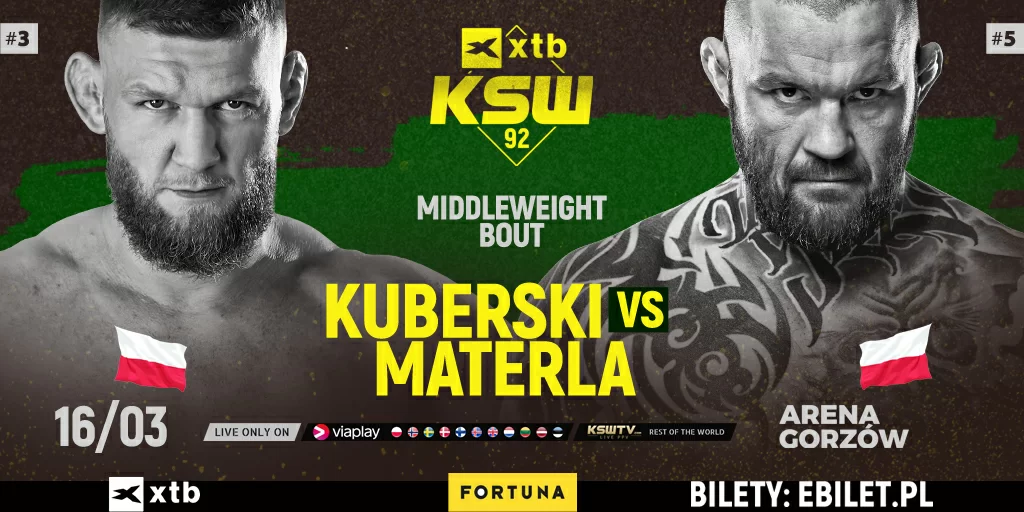 Droga do XTB KSW 92 – Piotr Kuberski i Michał Materla