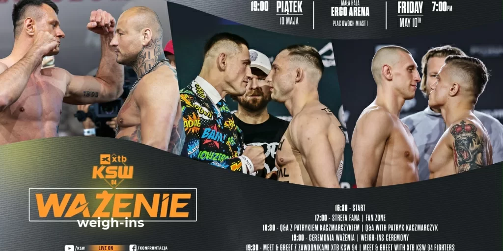 Strefa Fana i ceremonia ważenia przed XTB KSW 94 w ERGO ARENIE