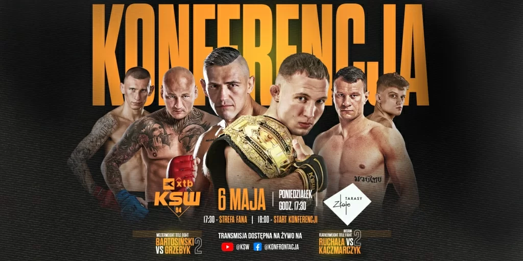 Konferencja prasowa i spotkanie dla fanów przed galą XTB KSW 94