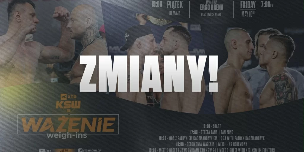 Strefa Fana przed XTB KSW 94 odwołana. Ważenie tylko dla przedstawicieli mediów