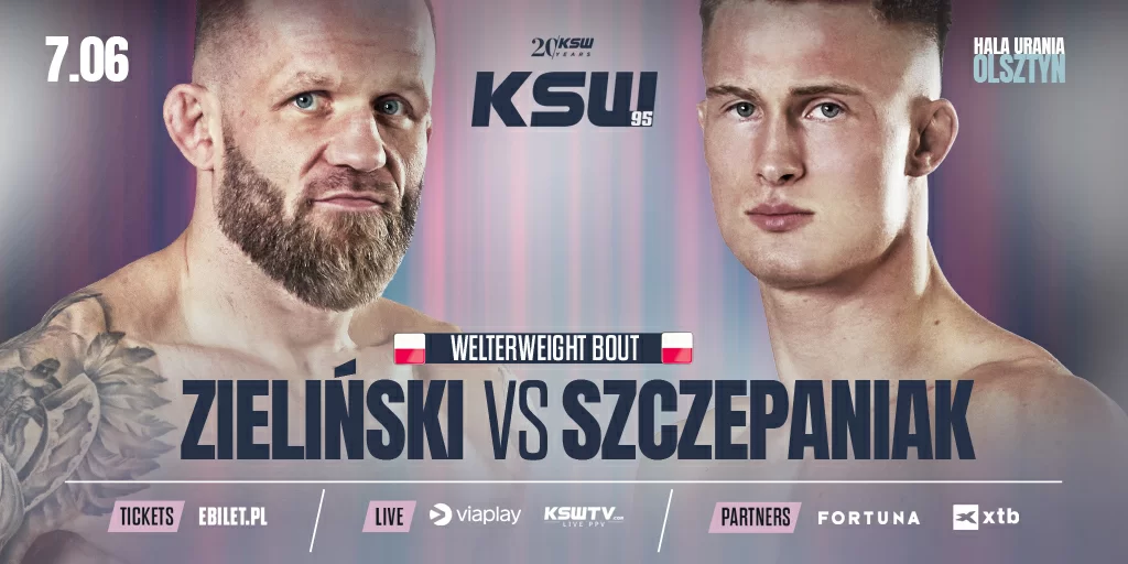 Adrian Zieliński z nowym rywalem na galę KSW 95