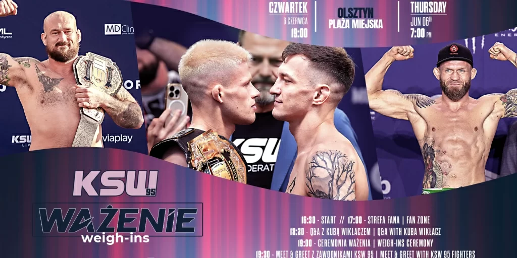 Ważenie i Strefa Fana przed galą KSW 95 w Olsztynie