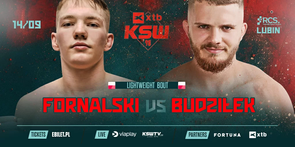 Dwóch perspektywicznych zawodników młodego pokolenia zmierzy się w walce otwarcia na XTB KSW 98