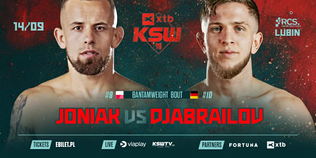 Mariusz Joniak zmierzy się z Islamem Djabrailovem na gali XTB KSW 98