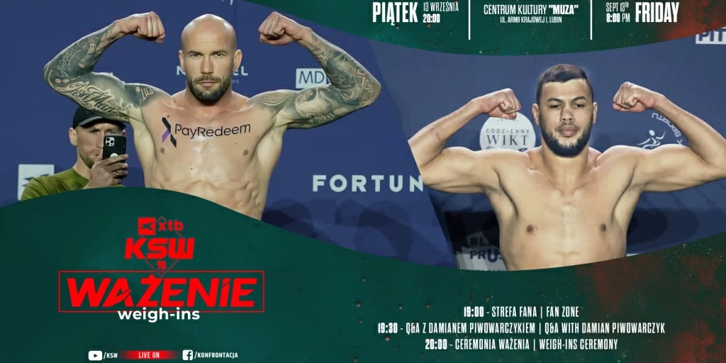 Ważenie i Strefa Fana przed galą XTB KSW 98 w Lubinie