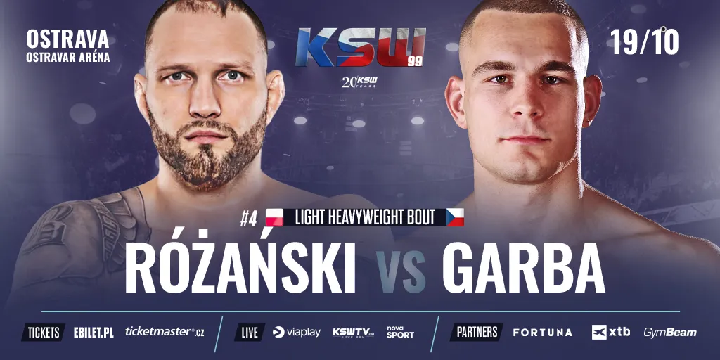 Maciej Różański nowym rywalem Vojtecha Garby na gali KSW 99