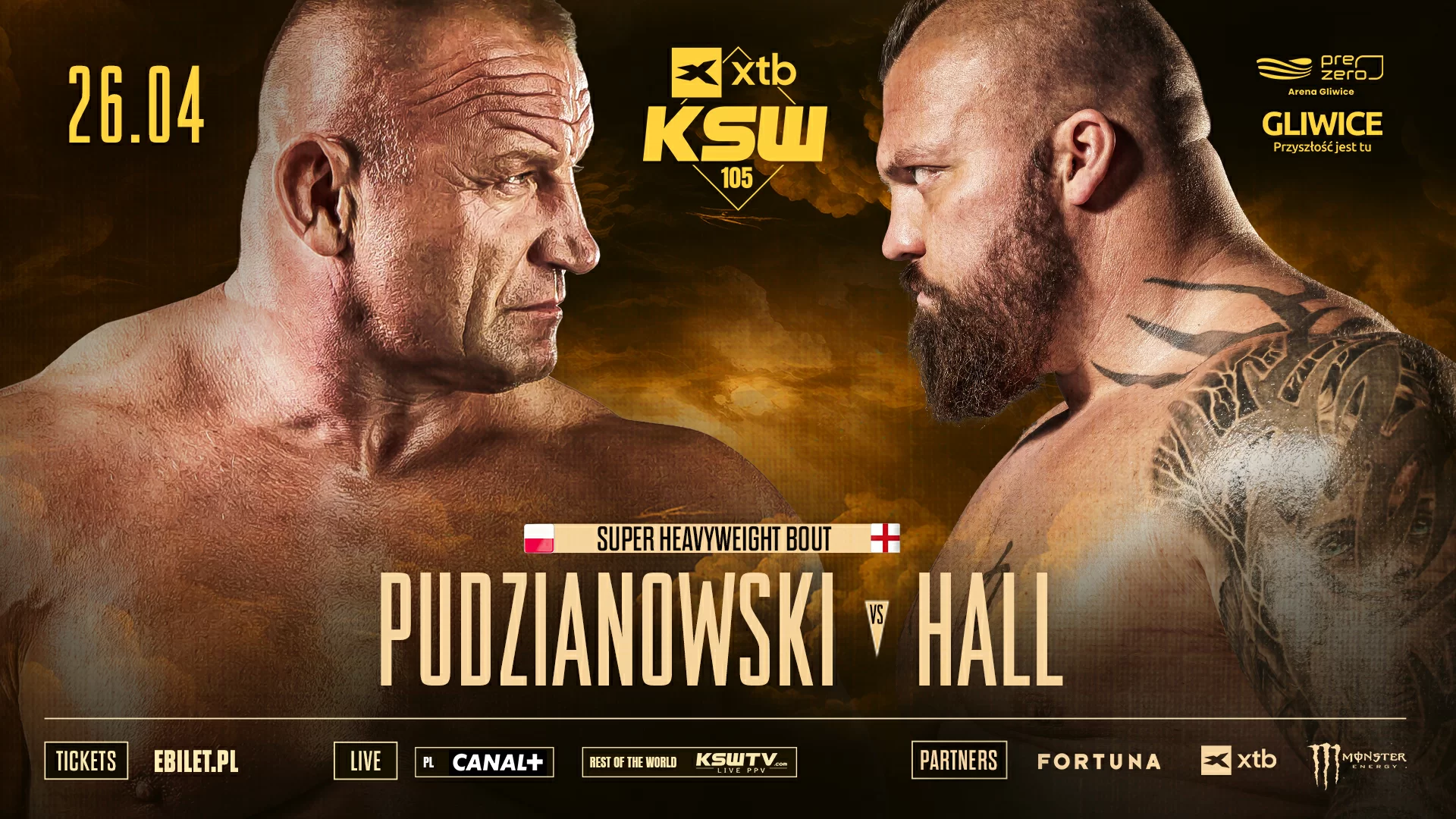 The World's Strongest Fight! An incredible clash of giants at the XTB KSW 105