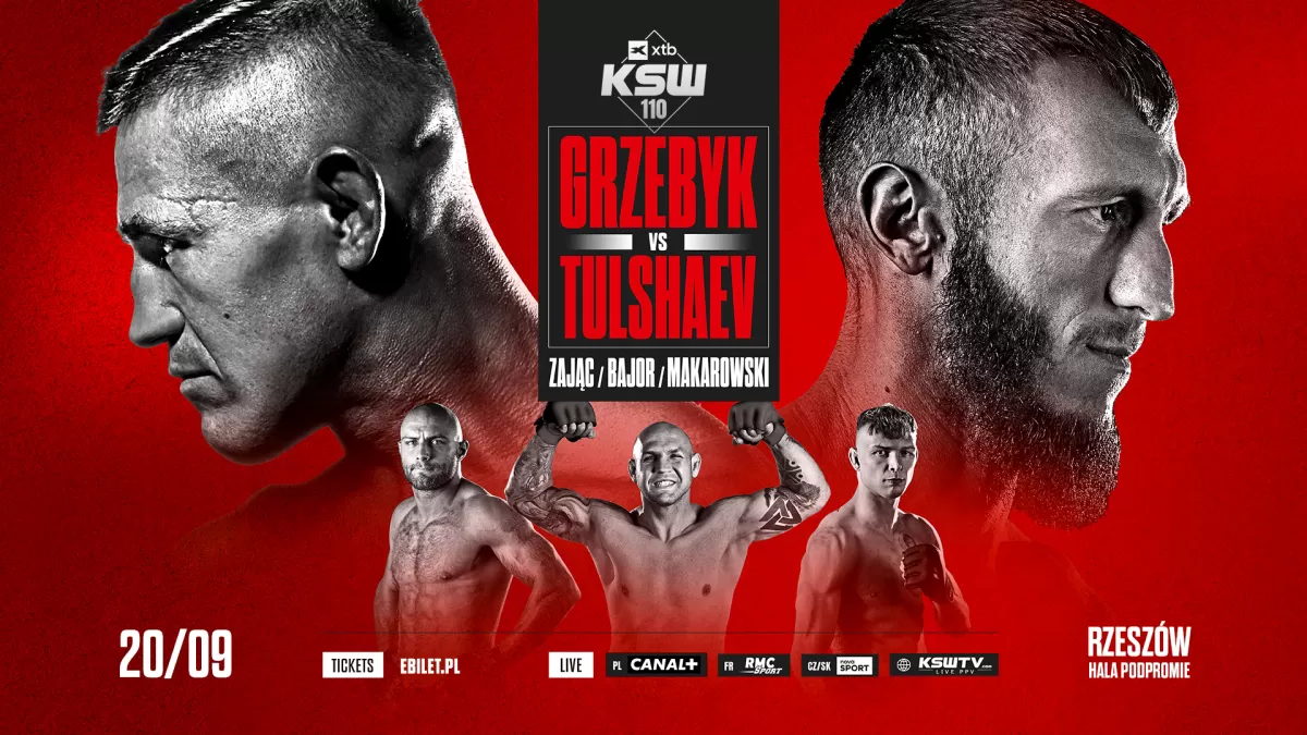 Top European fighters and three Brazilians to perform at XTB KSW 110 in Poland