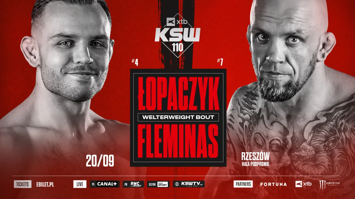 Tymoteusz Łopaczyk zmierzy się z Madarsem Fleminasem na gali XTB KSW 110