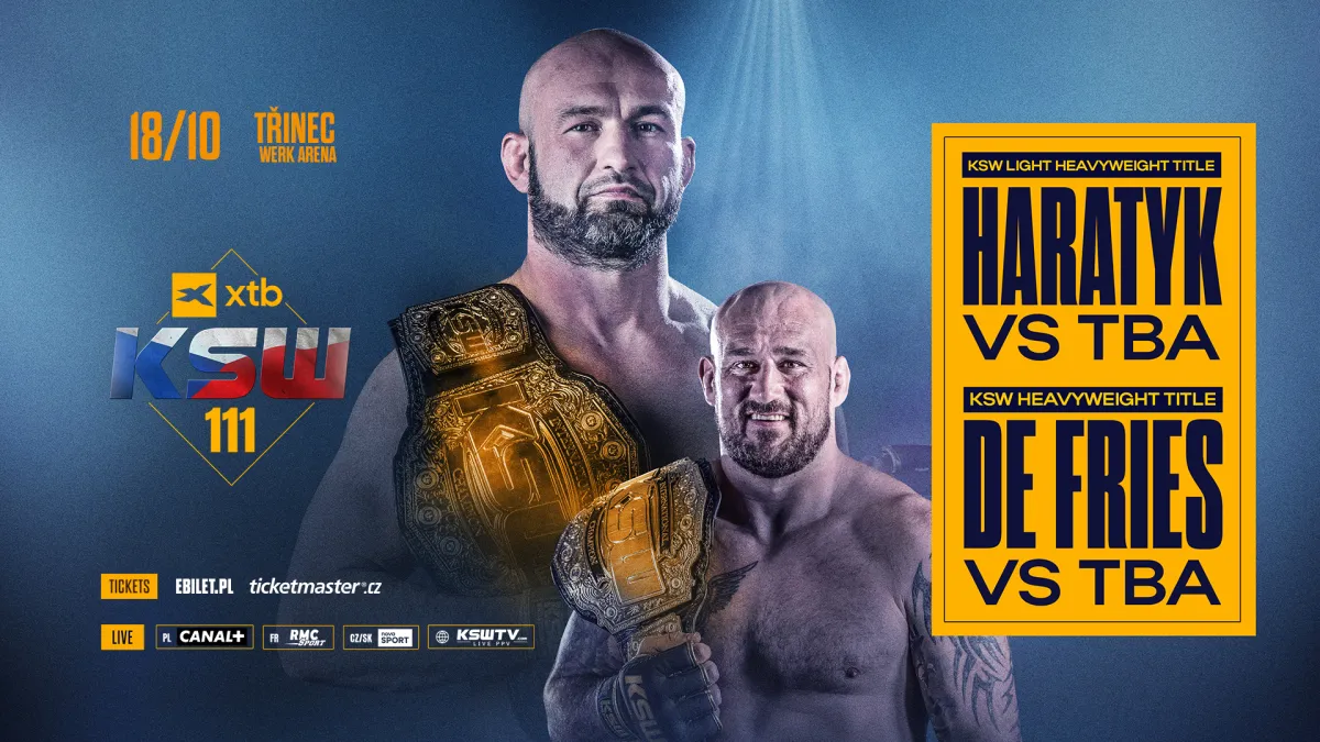 Phil De Fries wróci do klatki podczas gali XTB KSW 111 w Czechach