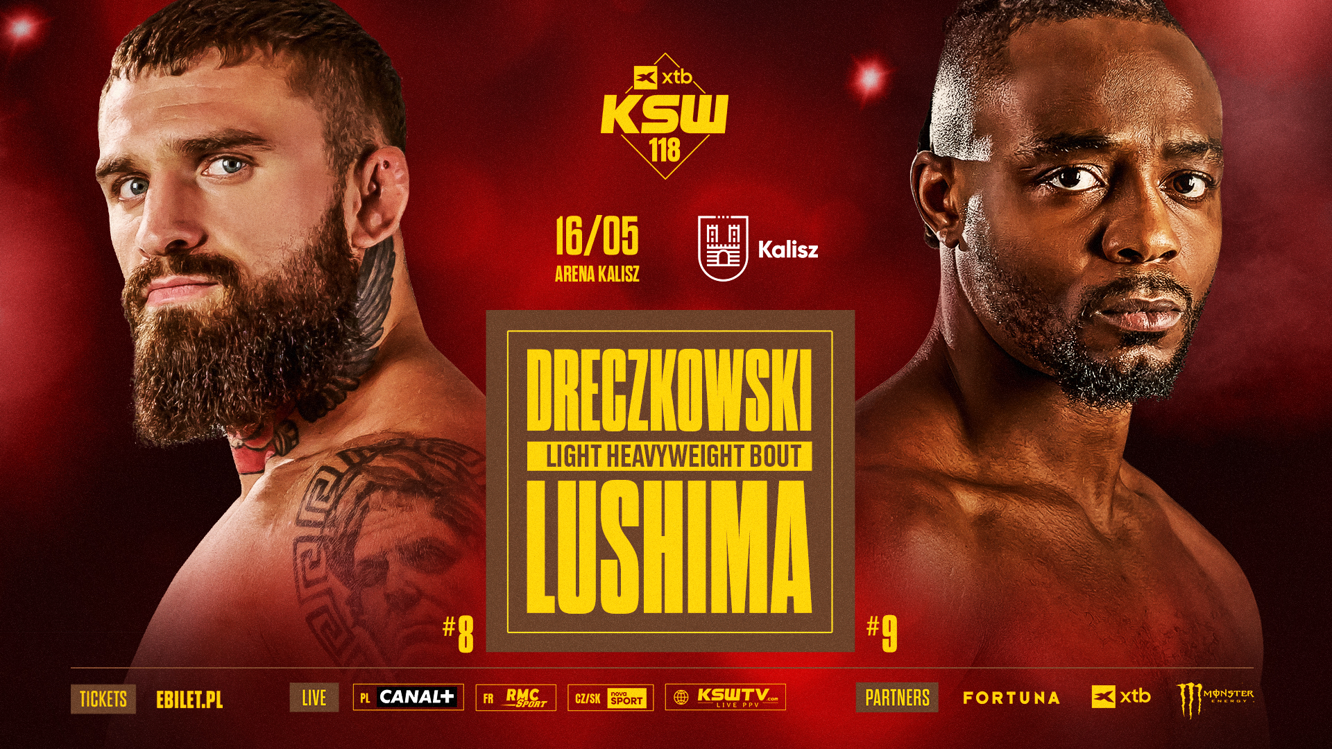 Polsko-czeski pojedynek dodany do karty walk gali XTB KSW 118 