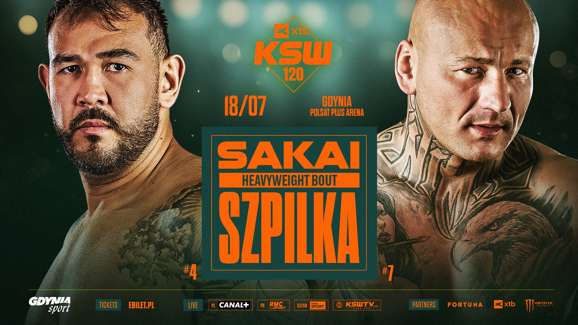 Augusto Sakai rywalem Artura Szpilki na gali XTB KSW 120 w Gdyni 