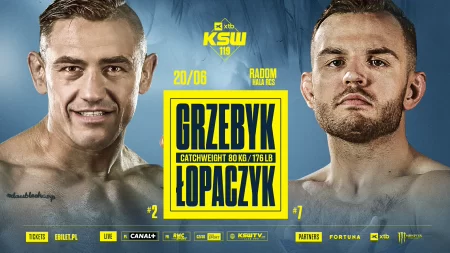 Andrzej Grzebyk kontra Tymoteusz Łopaczyk na gali XTB KSW 119