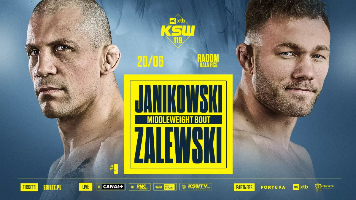Damian Janikowski zmierzy się z Wiktorem Zalewskim na gali XTB KSW 119