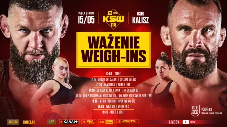 Ważenie i Strefa Fana przed galą XTB KSW 118 w Kaliszu