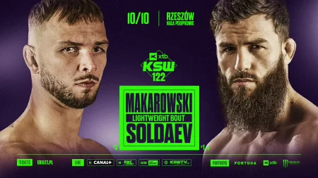 Mateusz Makarowski zmierzy się z Adamem Soldaevem na gali XTB KSW 122