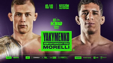 Yakymenko vs. Morelli! Drugie starcie o pas na gali XTB KSW 122