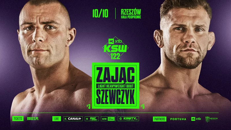 Starcie czołowych półciężkich dodane do karty walk gali XTB KSW 122