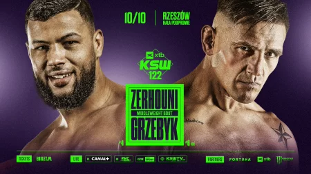 Zerhouni vs Grzebyk! Mocne zderzenie na gali XTB KSW 122