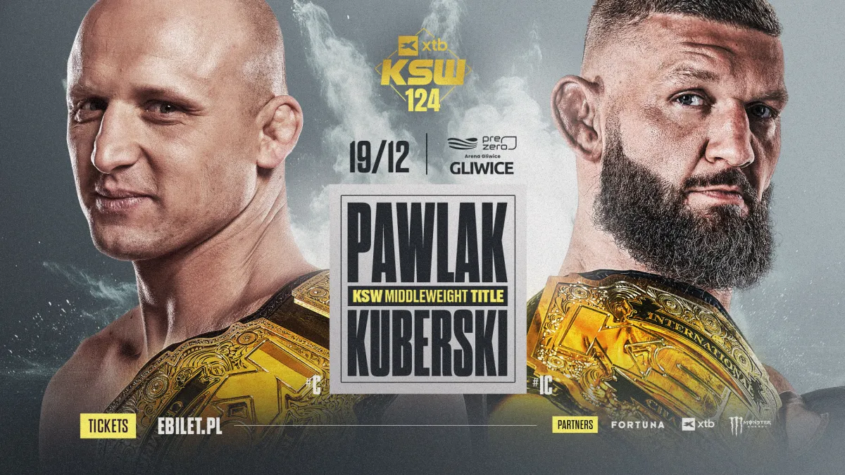 Pawlak vs Kuberski! Wyczekiwana walka mistrzowska na gali XTB KSW 124 w Gliwicach