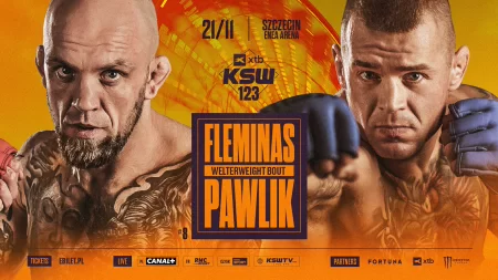 Fleminas zmierzy się z Pawlikiem na gali XTB KSW 123 w Szczecinie