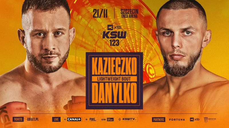 Maciej Kazieczko wróci do klatki na gali XTB KSW 123 w Szczecinie