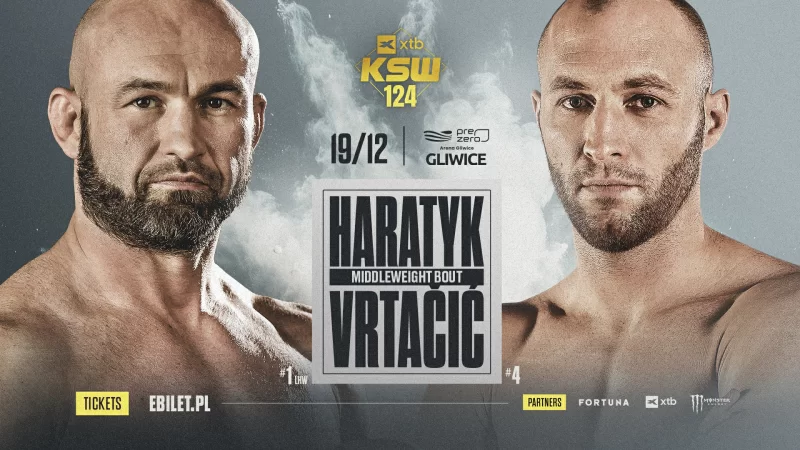 Rafał Haratyk w wadze średniej z mocnym rywalem na galę XTB KSW 124