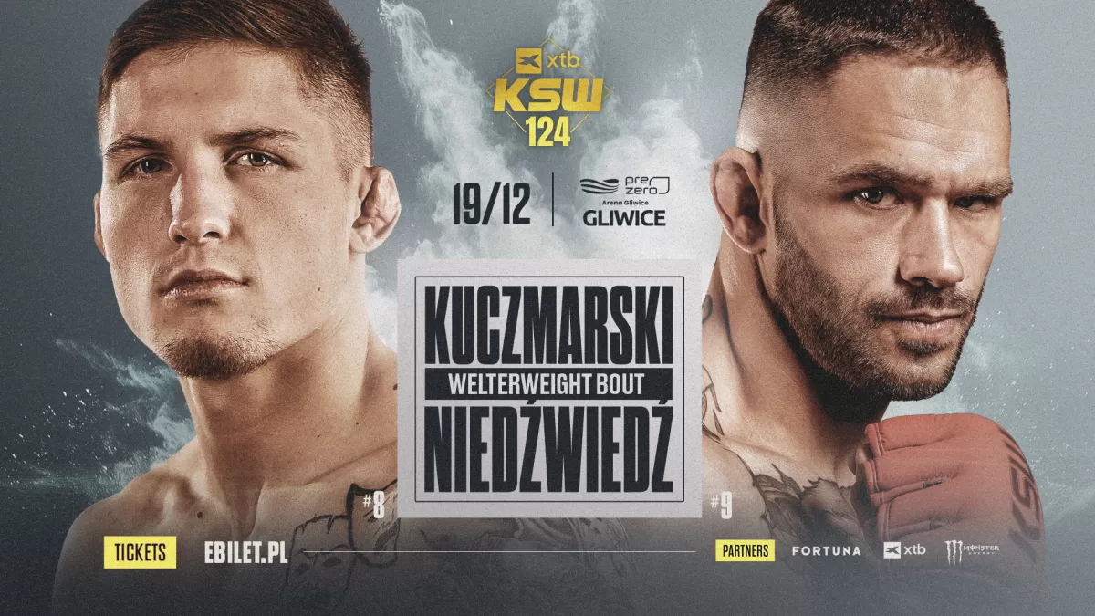 Kuczmarski zmierzy się z Niedźwiedziem na gali XTB KSW 124