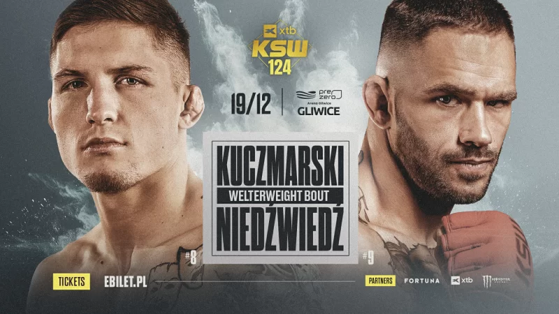 Kuczmarski zmierzy się z Niedźwiedziem na gali XTB KSW 124