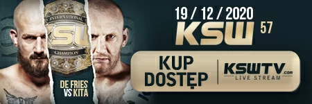 RUSZYŁA SPRZEDAŻ dostępów do gali KSW 57