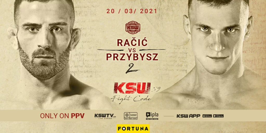 Antun Račić i Sebastian Przybysz spotkają się ponownie na KSW 59