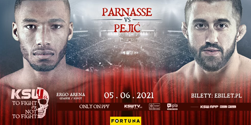 Parnasse vs. Pejic set for KSW 61 co-main event