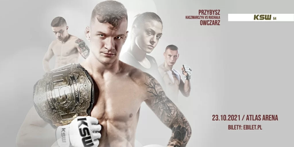 KSW wraca do Atlas Areny! Przybysz, Owczarz, Ruchała i Kaczmarczyk w karcie KSW 64
